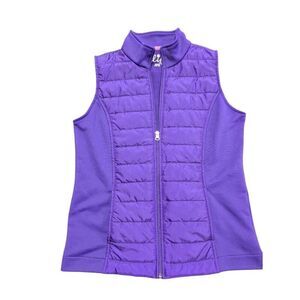 Made for Life Purple Polyester Vest Women's Small